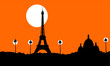 Illustration: Paris - Soirée Paris - Soirée