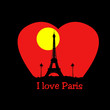I Love Paris - Rouge