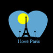 I love Paris - Bleu
