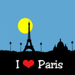 Illustration: I love Paris I love Paris