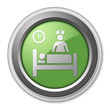 Green 3D Style Button "Inpatient"