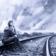 Photo: Lonely woman Lonely woman