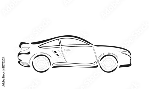 Cartoon Car Sketch