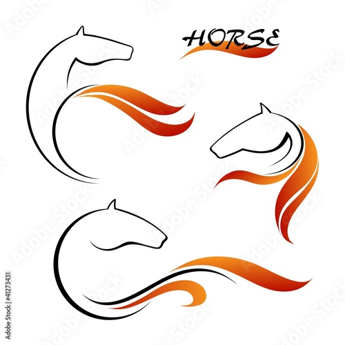 Vector: Horse symbol vector Horse symbol vector