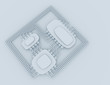 Circuit board - design trmplate Circuit board - design trmplate