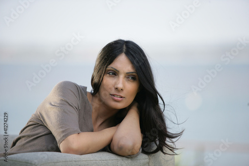 Photo: Attractive woman contemplating life Attractive woman contemplating life