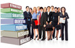 Details der Fotografie Business people group.