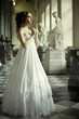 Photo: Portrait of a beautiful young victorian lady in white dress Portrait of a beautiful young victorian lady in white dress