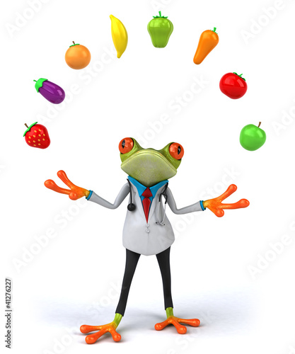 Illustration: Grenouille docteur Grenouille docteur