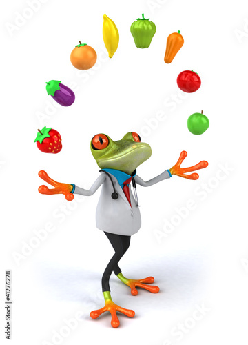 Illustration: Grenouille docteur Grenouille docteur