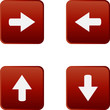 Vector: Colored glossy web buttons with arrow Colored glossy web buttons with arrow