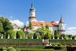 Castle of Nove Mesto nad Metuji with garden, Czech Republic Castle of Nove Mesto nad Metuji with garden, Czech Republic