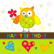 Template greeting card, vector