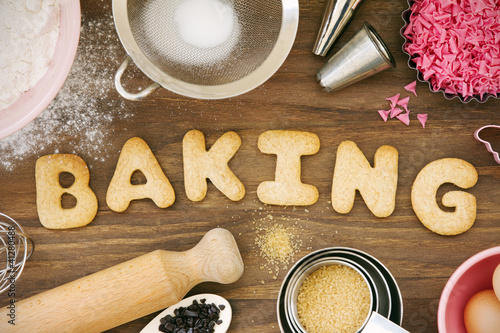 Photo: Baking cookies Baking cookies