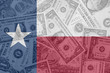 US State Of Texas Flag With Tr...