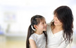 Asian mother and daughter