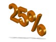 25 %