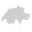 Pixelkarte - Schweiz