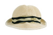 Wicker light beige hat