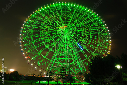 Photo: ferris wheel at night ferris wheel at night