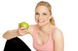 Photo: Frau mit Apfel Frau mit Apfel