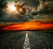 asphalt road