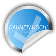 Sticker-Daumen Hoch!