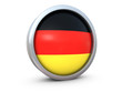 Germany icon flag 3d render Germany icon flag 3d render