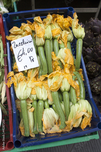 Photo: Fleurs de courgettes Fleurs de courgettes
