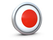 Japan flag icon 3d render Japan flag icon 3d render