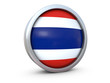 thailand flag icon 3d render thailand flag icon 3d render