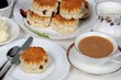 Fruit scones with tea © Arena Photo UK