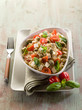 vegetarian rice salad with tofu and brown rice vegetarian rice salad with tofu and brown rice