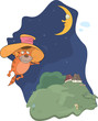 Fairy tale about a cat and a hat