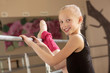 Photo: Child Ballerina Stretching Her Leg Child Ballerina Stretching Her Leg