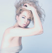beautiful woman with blond hair, beautiful eyes