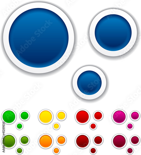 Vector: Notification bubbles. Notification bubbles.