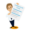 Curriculum Vitae Cartoon