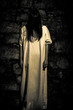 Horror Scene of a Scary Woman