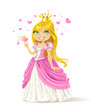 Cute fairy-tale Princess with a love potion Cute fairy-tale Princess with a love potion