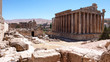 Templo de Baco, ruinas de Baalbek, valle de la Bekaa, Líbano Templo de Baco, ruinas de Baalbek, valle de la Bekaa, Líbano