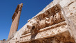 Columnata de las ruinas de Baalbek, Líbano Columnata de las ruinas de Baalbek, Líbano