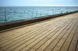 Mer, Arcachon, vacances, terrasse, été, océan, bois