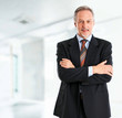 Handsome senior businessman portrait