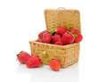 ripe juicy strawberries