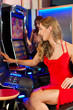 Freunde in Spielcasino