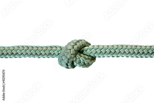 Photo: Knot on rope Knot on rope