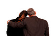 Back view of a couple