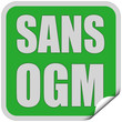 Sticker grün quad cu SANS OGM