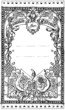 Frame with a beautiful ornament 